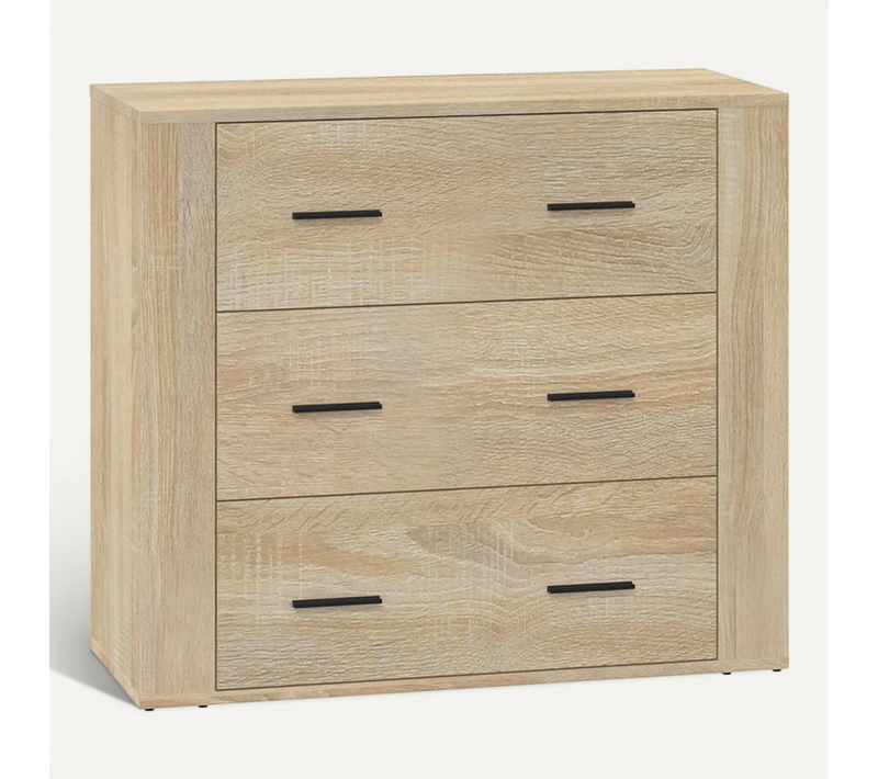 Buffet Chêne Sonoma 80x33x70 Cm Bois Contreplaqué