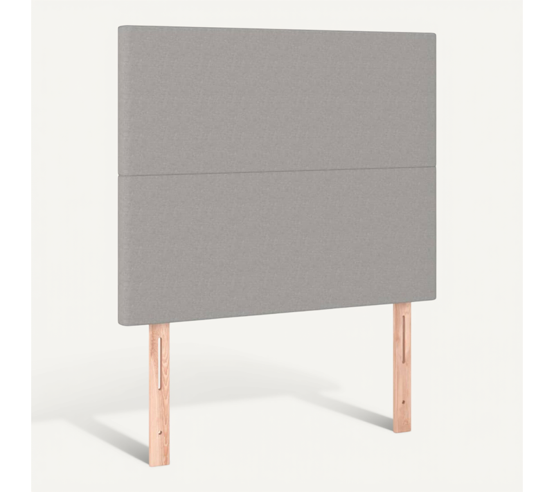 Tête De Lit Gris Clair 80x5x118/128 Cm Tissu