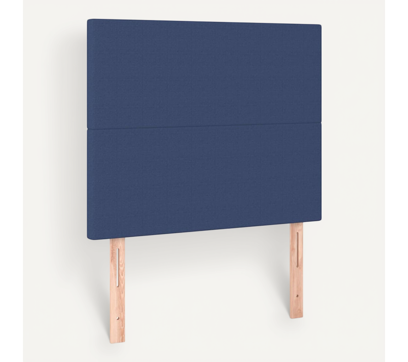 Tête De Lit Bleu 90x5x118/128 Cm Tissu