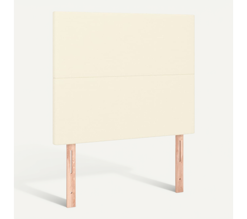 Tête De Lit Crème 100x5x118/128 Cm Simili
