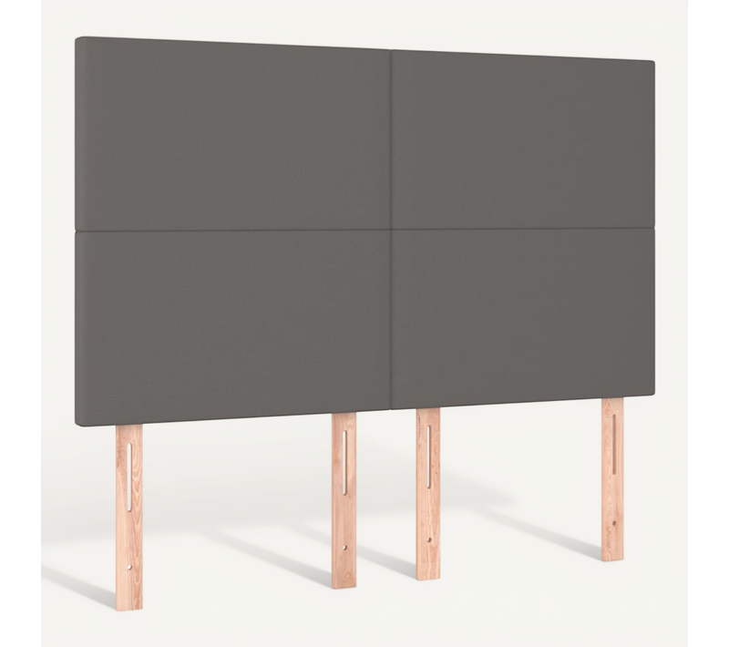Tête De Lit Gris 144x5x118/128 Cm Simili