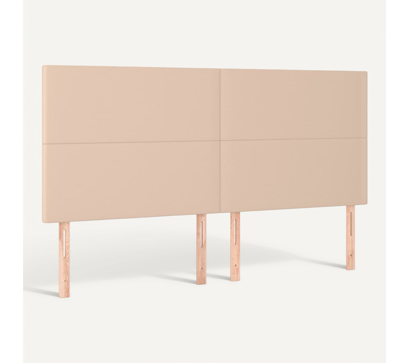Tête De Lit Cappuccino 200 X 5 X 118/128 Cm Simili