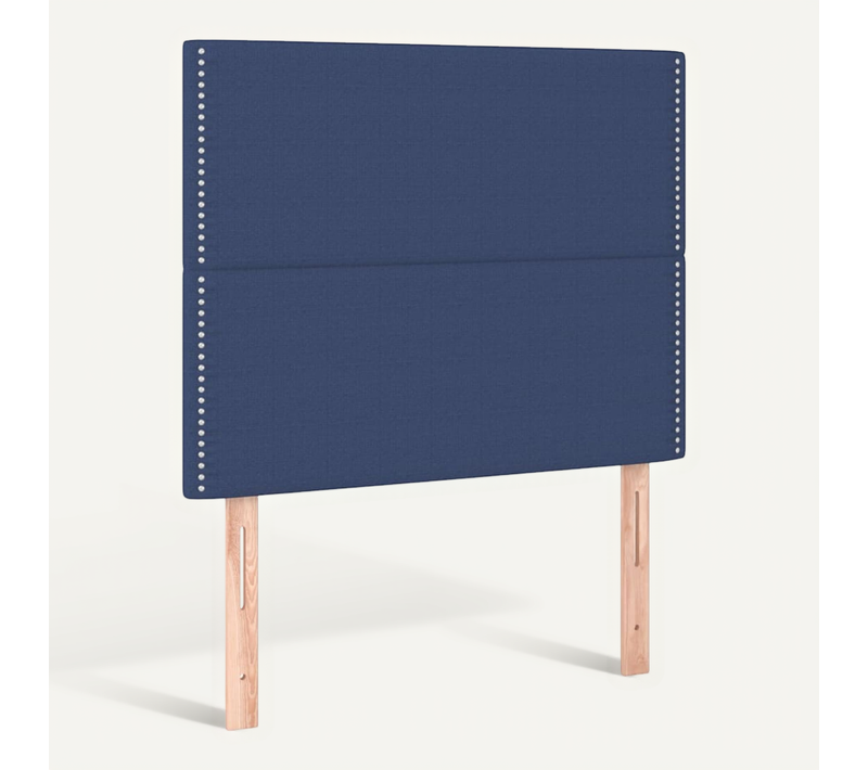 Tête De Lit Bleu 90x5x118/128 Cm Tissu