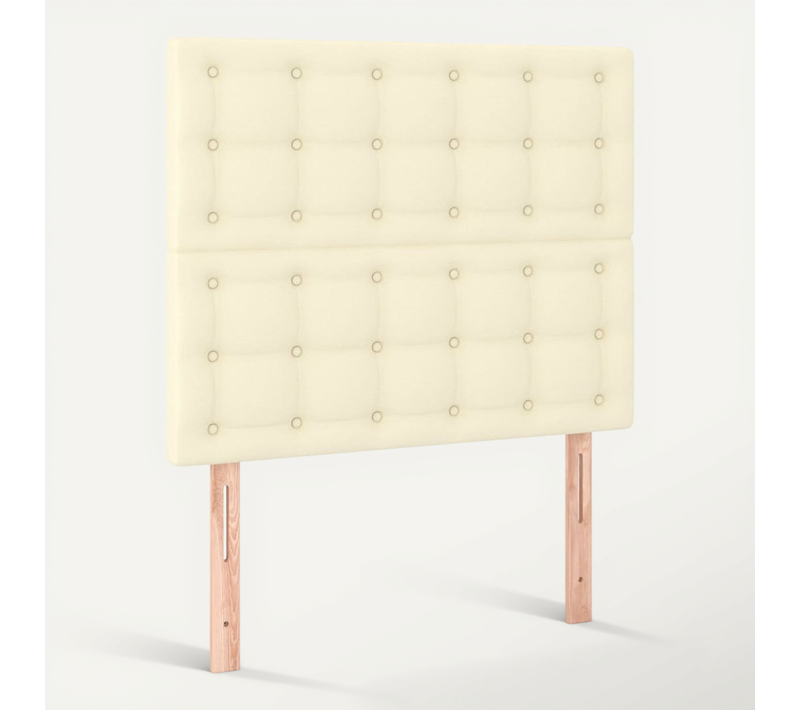 Tête De Lit Crème 100x5x118/128 Cm Simili