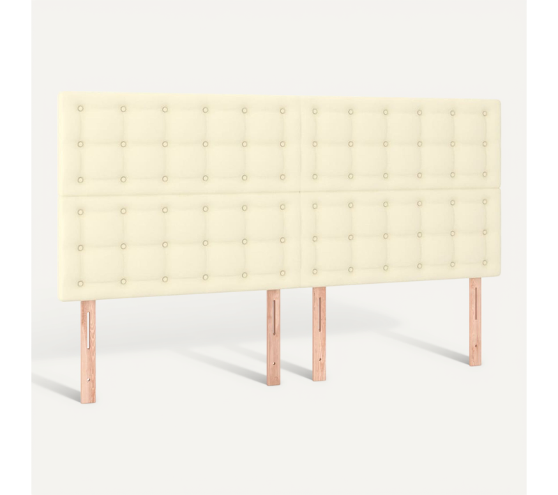 Tête De Lit Crème 180x5x118/128 Cm Simili
