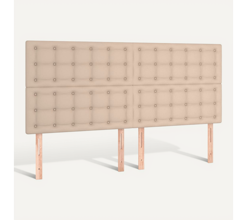 Tête De Lit Cappuccino 200 X 5 X 118/128 Cm Simili