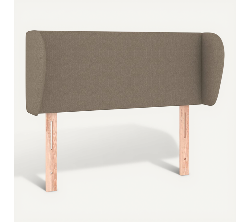 Tête De Lit Avec Oreilles Taupe 93x23x78/88 Cm Tissu