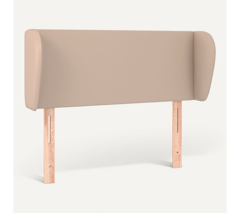 Tête De Lit Avec Oreilles Cappuccino 83x23x78/88 Cm Simili