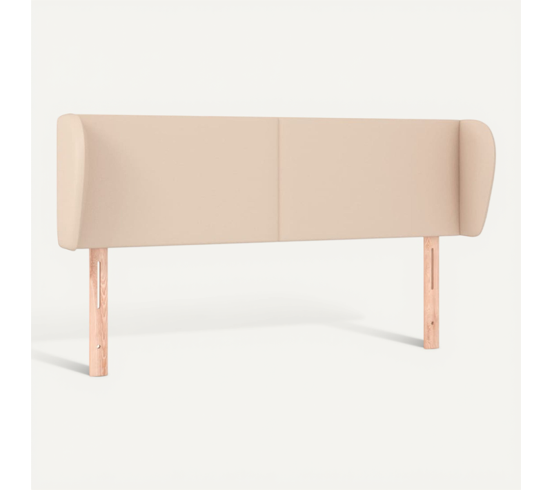 Tête De Lit Avec Oreilles Cappuccino 147x23x78/88 Cm Simili