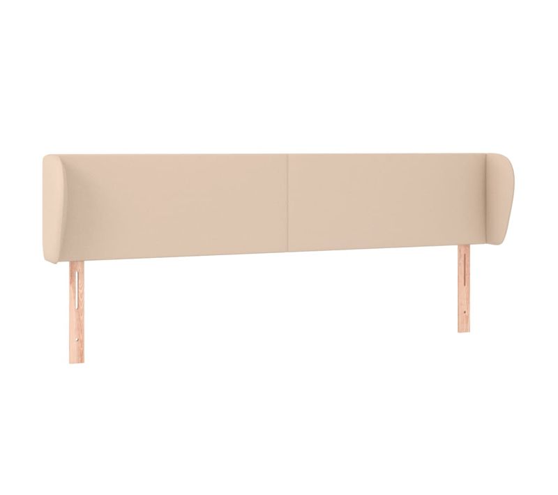 Tête De Lit Avec Oreilles Cappuccino 163x23x78/88 Cm Simili