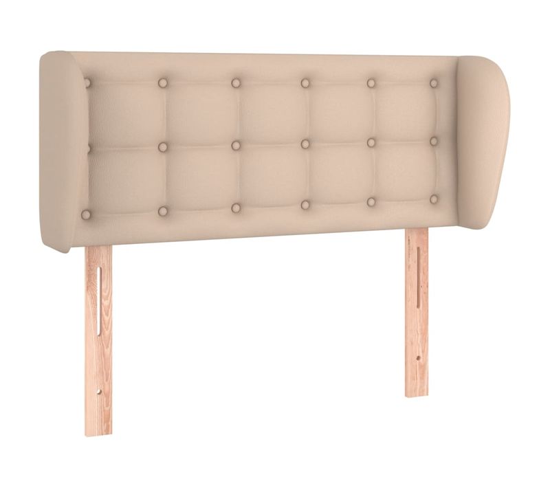 Tête De Lit Avec Oreilles Cappuccino 83x23x78/88 Cm Simili