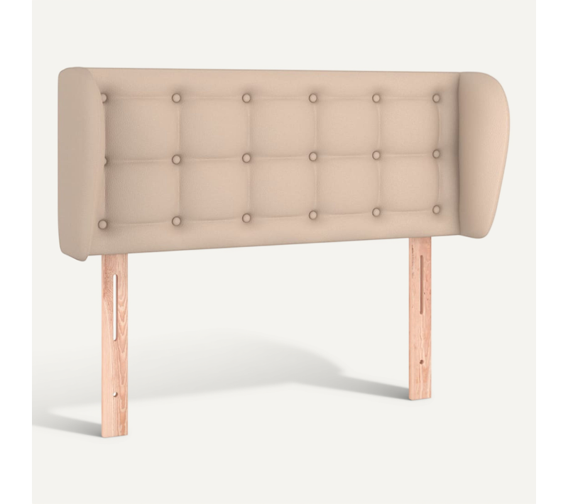 Tête De Lit Avec Oreilles Cappuccino 103x23x78/88 Cm Simili