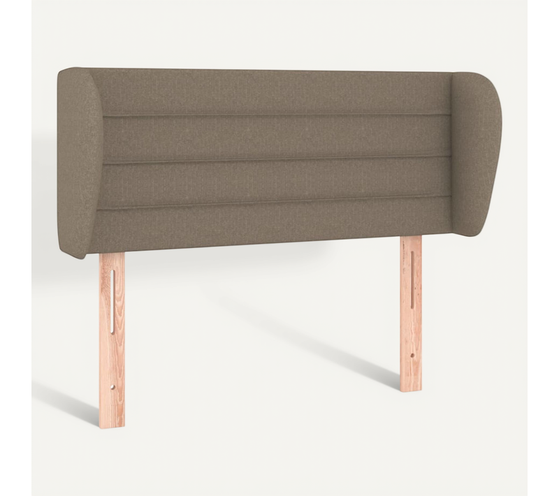 Tête De Lit Avec Oreilles Taupe 83x23x78/88 Cm Tissu