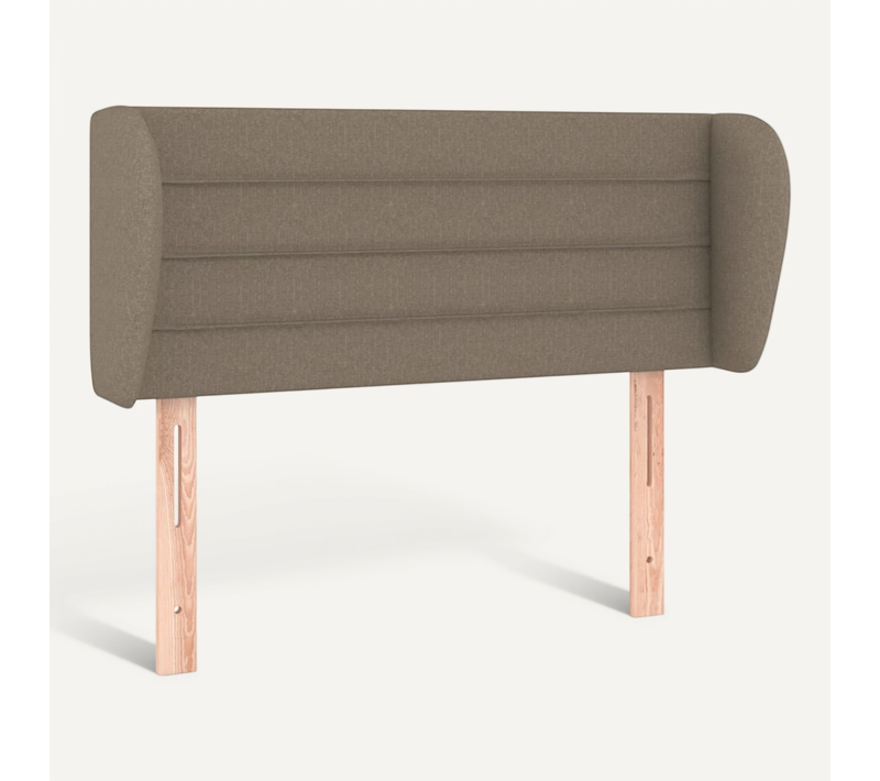 Tête De Lit Avec Oreilles Taupe 103x23x78/88 Cm Tissu