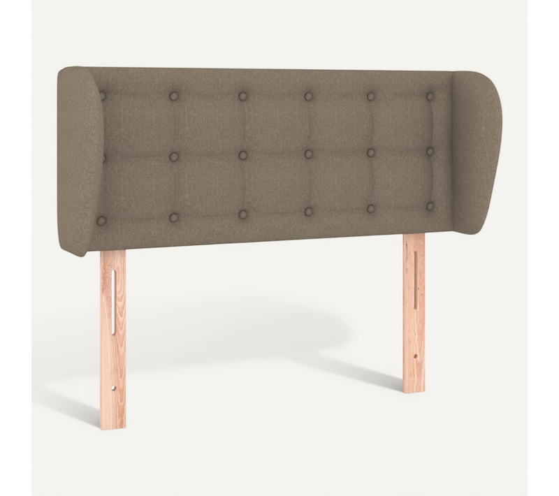 Tête De Lit Avec Oreilles Taupe 83x23x78/88 Cm Tissu
