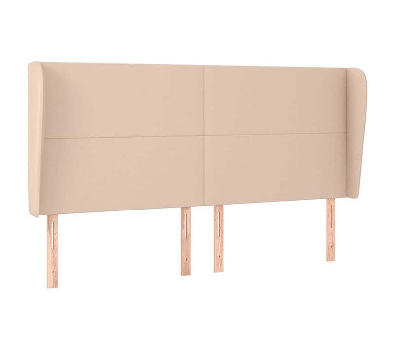 Tête De Lit Avec Oreilles Cappuccino 163x23x118/128 Cm
