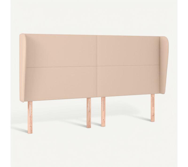 Tête De Lit Avec Oreilles Cappuccino 183x23x118/128 Cm