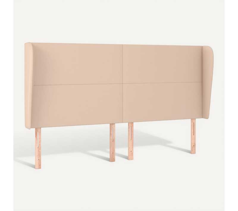 Tête De Lit Avec Oreilles Cappuccino 203x23x118/128 Cm