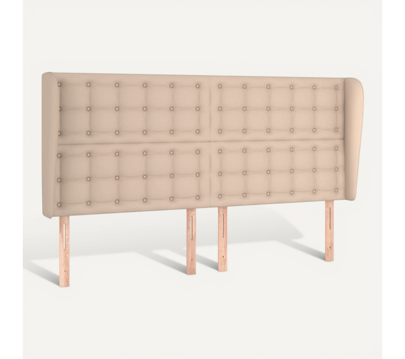 Tête De Lit Avec Oreilles Cappuccino 203x23x118/128 Cm