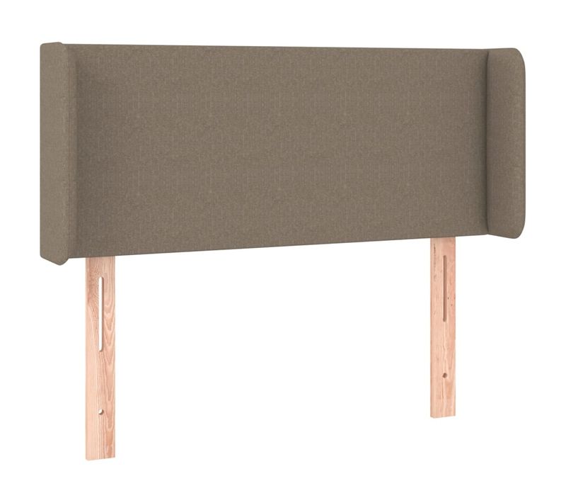 Tête De Lit Avec Oreilles Taupe 93x16x78/88 Cm Tissu