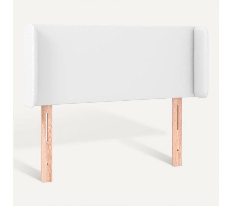 Tête De Lit Avec Oreilles Blanc 83x16x78/88 Cm Simili