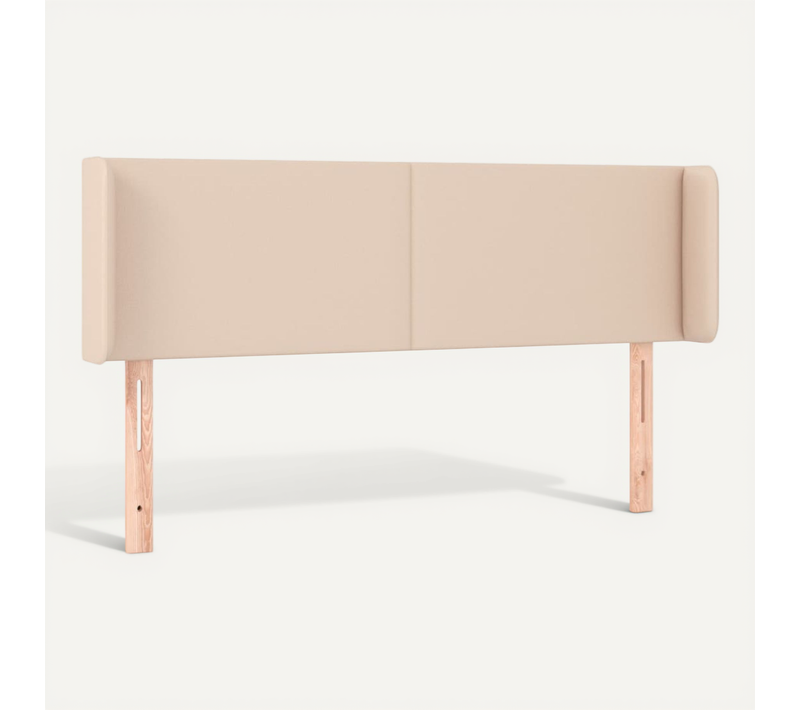 Tête De Lit Avec Oreilles Cappuccino 147x16x78/88 Cm Simili