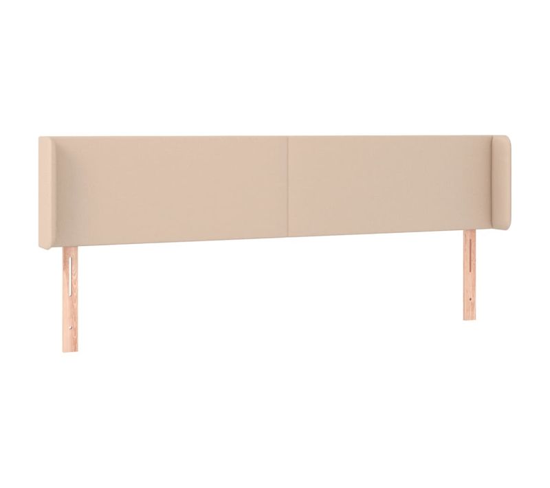 Tête De Lit Avec Oreilles Cappuccino 163x16x78/88 Cm Simili