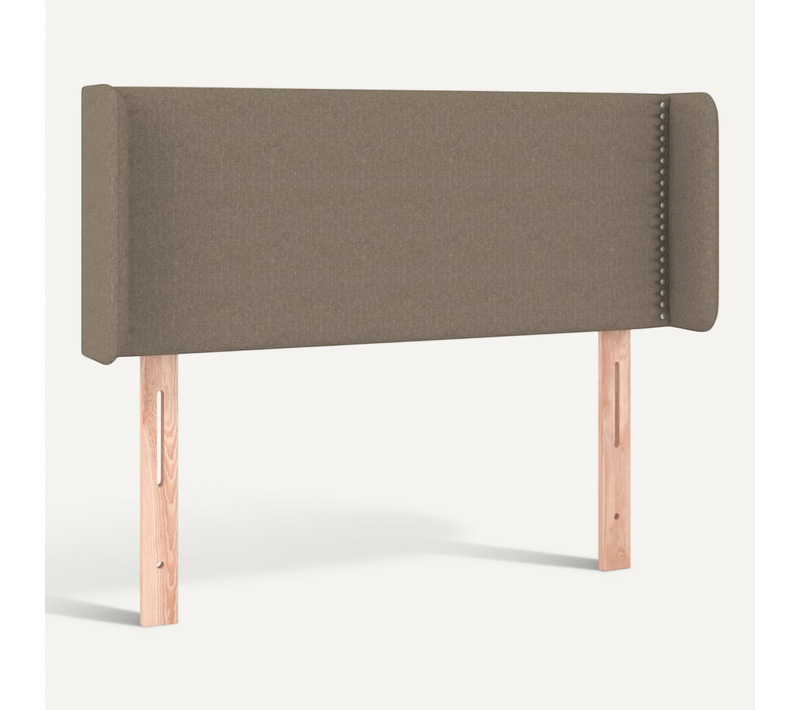 Tête De Lit Avec Oreilles Taupe 93x16x78/88 Cm Tissu