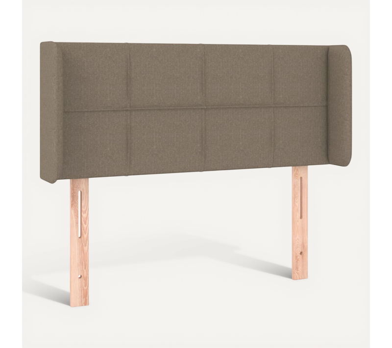 Tête De Lit Avec Oreilles Taupe 83x16x78/88 Cm Tissu