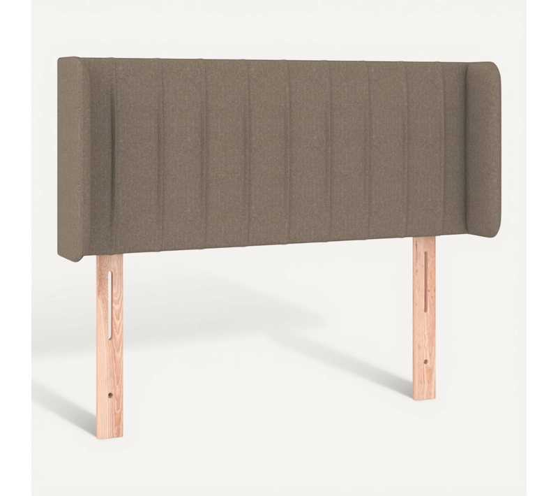 Tête De Lit Avec Oreilles Taupe 83x16x78/88 Cm Tissu