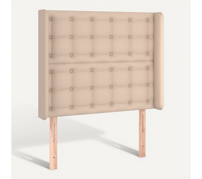 Tête De Lit Avec Oreilles Cappuccino 103x16x118/128 Cm
