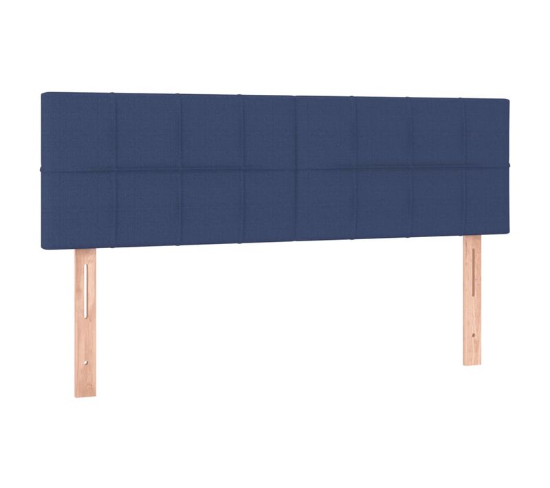 Tête De Lit À LED Bleu 144x5x78/88 Cm Tissu