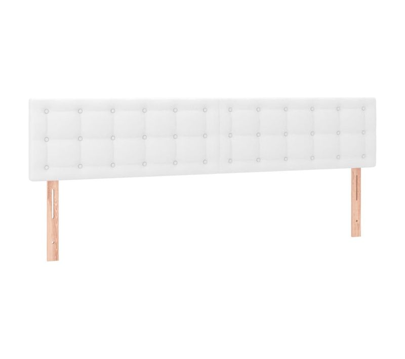 Tête De Lit À LED Blanc 160x5x78/88 Cm Simili