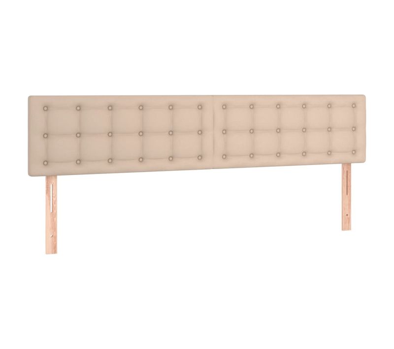 Tête De Lit À LED Cappuccino 180x5x78/88 Cm Similicuir