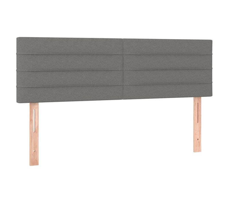 Tête De Lit LED Tissu Respirant Design Moderne Rembourrage De Lit 144x5x78/88 Cm Tissu