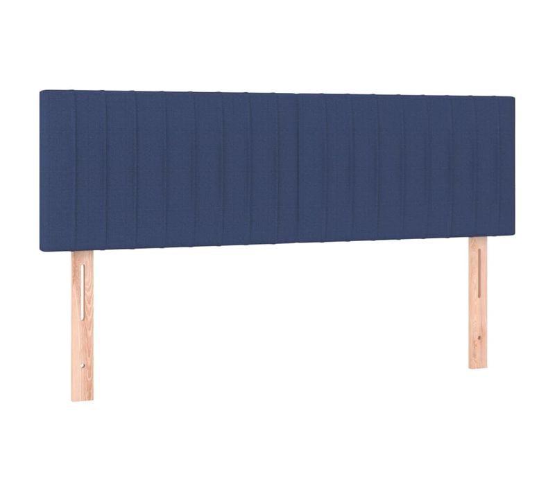Tête De Lit À LED Bleu 144x5x78/88 Cm Tissu