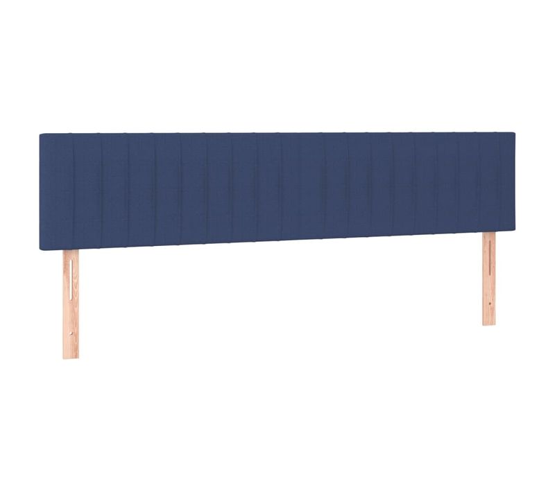 Tête De Lit À LED Bleu 200x5x78/88 Cm Tissu