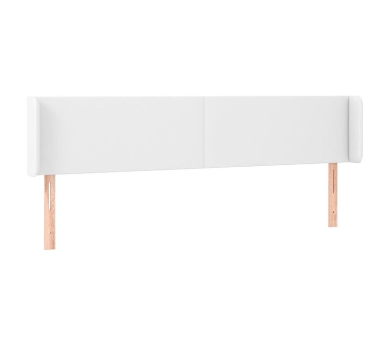 Tête De Lit À LED Blanc 183x16x78/88 Cm Simili