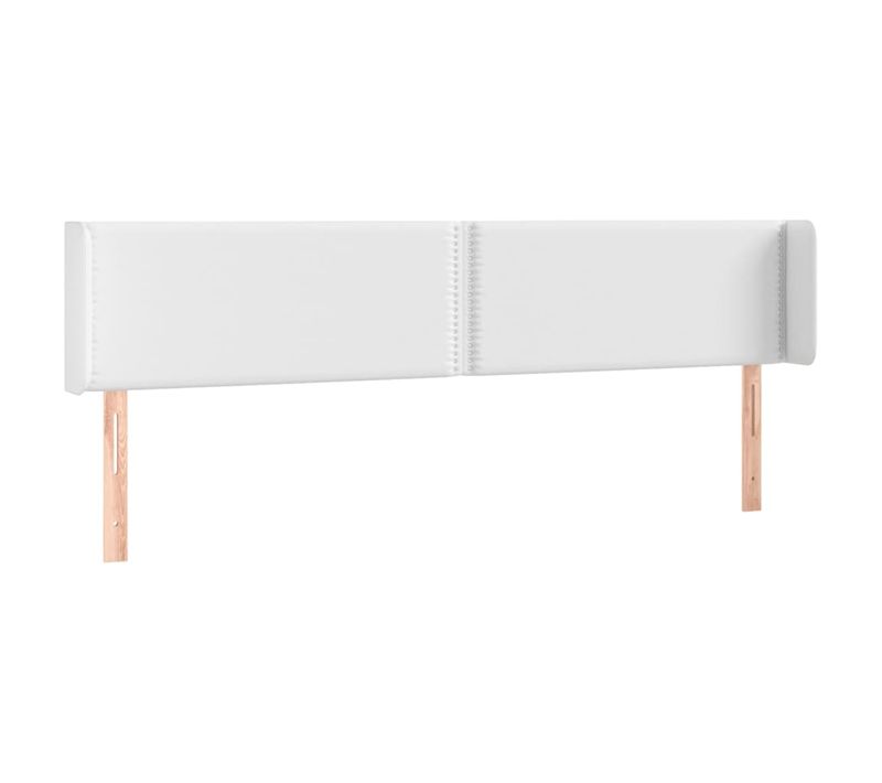 Tête De Lit À LED Blanc 203x16x78/88 Cm Simili