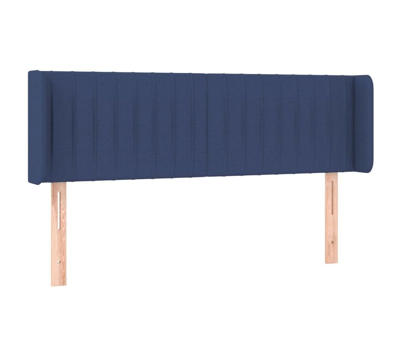 Tête De Lit À LED Bleu 147x16x78/88 Cm Tissu