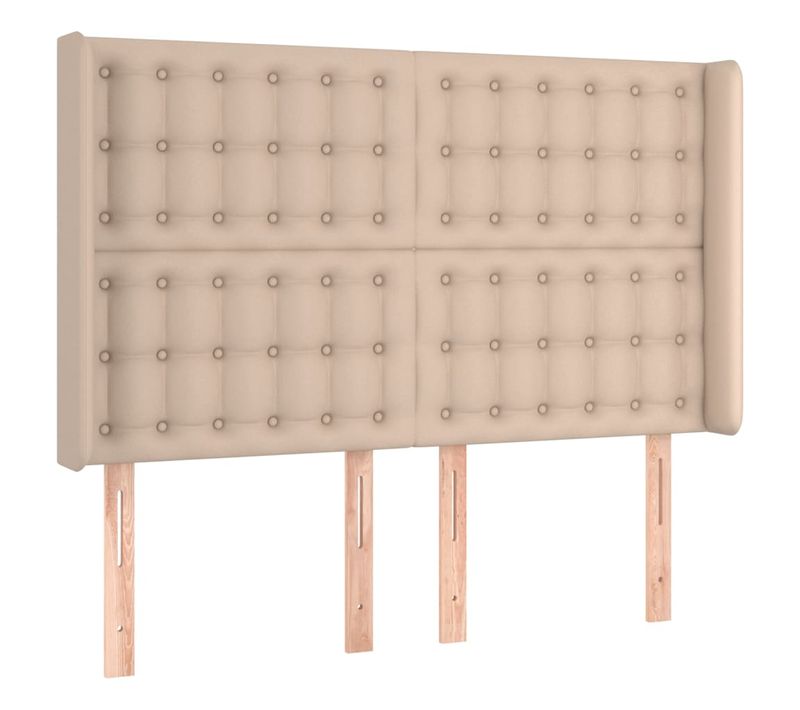Tête De Lit À LED Cappuccino 147x16x118/128 Cm Simili