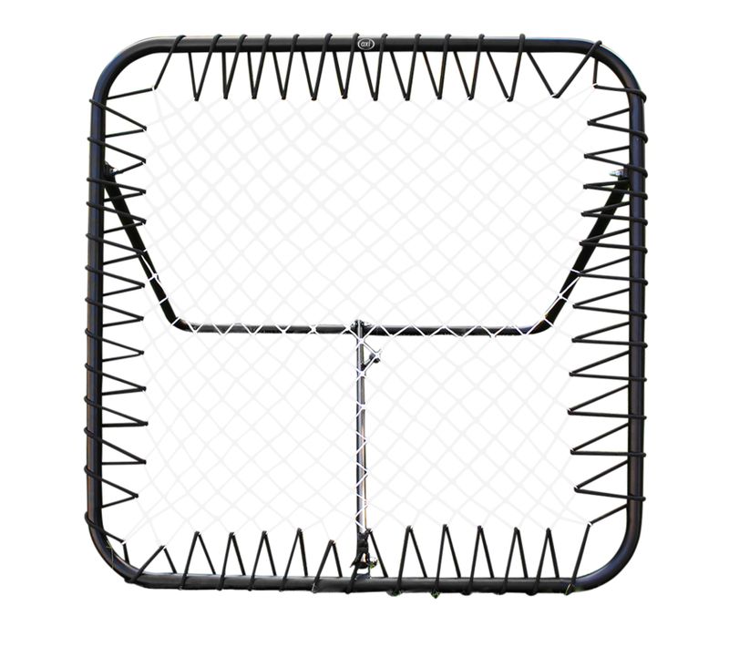 Rebounder88 Filet De Rebond Football Noir - 88x88cm Rebondisseur De Foot Réglable