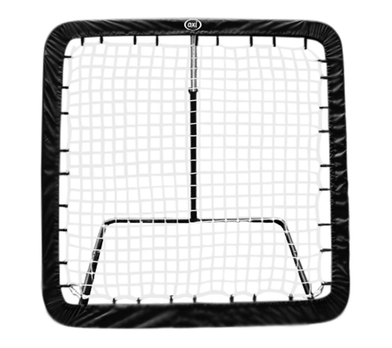Rebounder Pro120 Filet De Rebond Football Noir - 120x120cm Rebondisseur De Foot Réglable