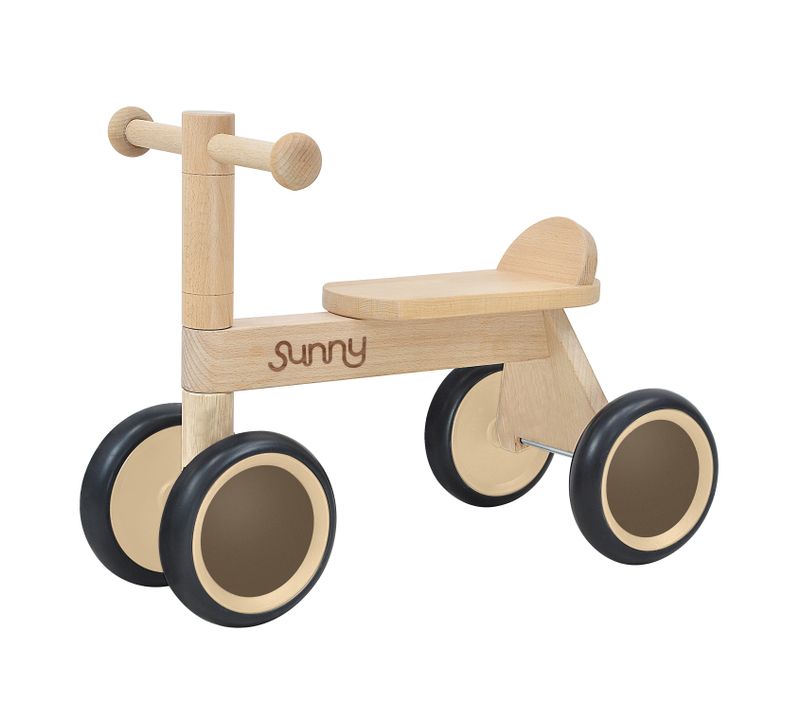 Sunny Mini Walker Draisienne - Bois - Draisienne 4 Roues - Draisienne Pour Enfants Pour L'intérieur