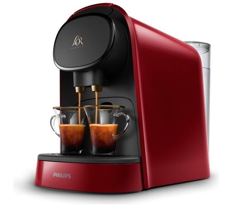 Machine à Café à Capsules Double Espresso L'or Barista Lm8012/51 - Rouge + 9 Capsules