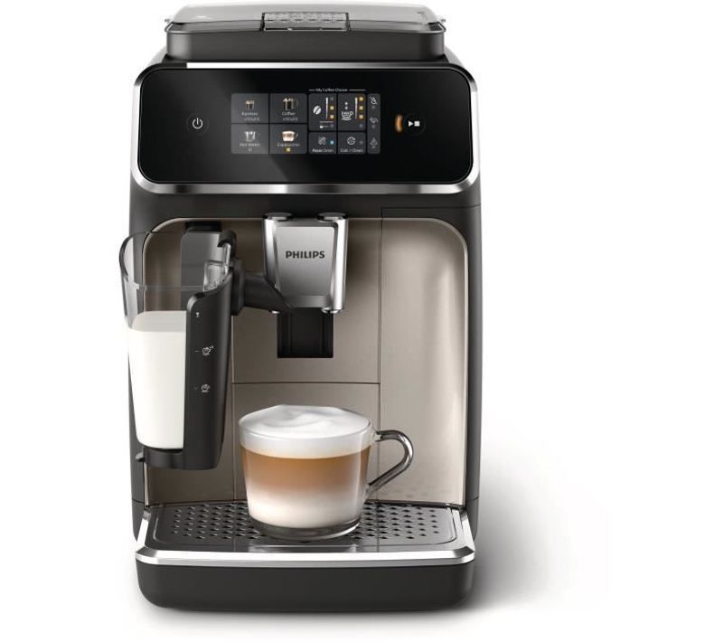 Machine à Expresso Automatique - Silent Brew Ep2336/40 - 4 Boissons Lattego - Noir Chromé