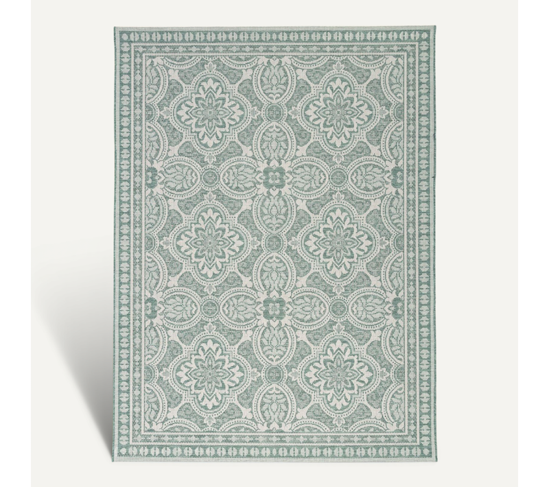 Tapis D'extérieur - Summer Oriental Vert - Rectangle - 200x290 Cm