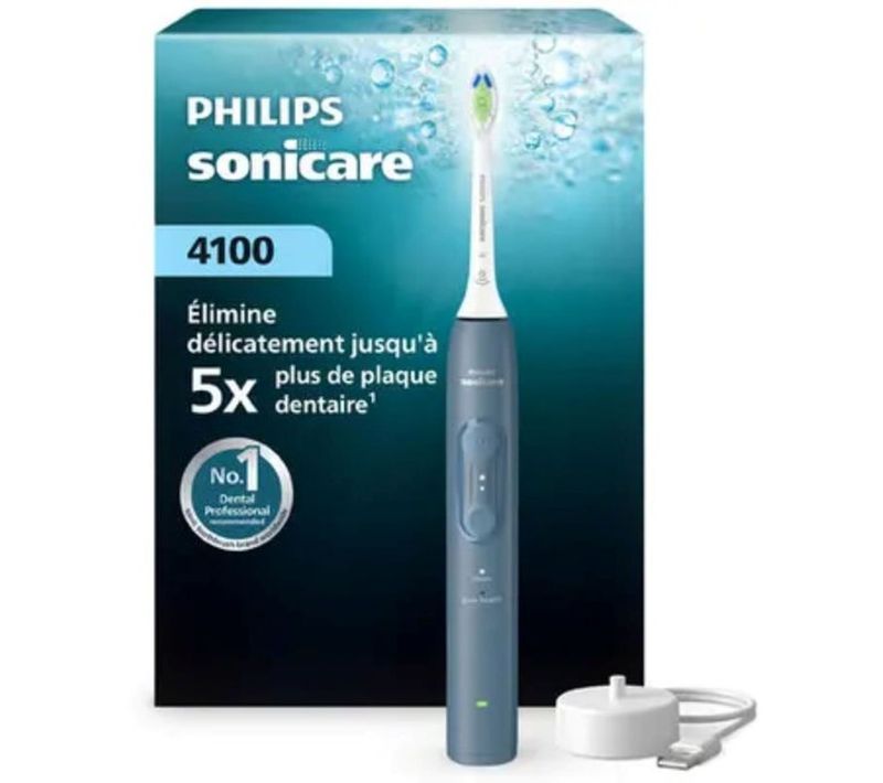Brosse À Dents électrique Sonique Rechargeable 2 Modes 2 Vitesses Hx4041/48