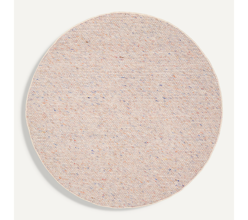 Tapis En Laine Rond - Feline Pastel - Rond - D. 230 Cm