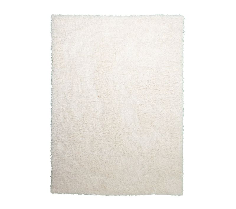Tapis Shaggy - Blaze Blanc - Rectangle - 200x290 Cm